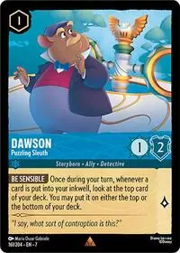 Carta Dawson - Puzzling Sleuth, 7-161