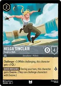 Carta Helga Sinclair - Tough as Nails, 7-183