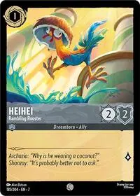 Carta Heihei - Rambling Rooster, 7-185