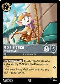 Carta Miss Bianca - Unwavering Agent, 7-195