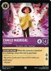 Camilo Madrigal - Center Stage (8-75)