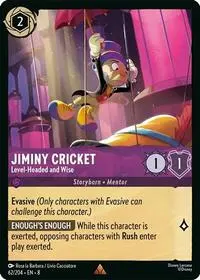 Jiminy Cricket - Level-Headed and Wise (8-62)