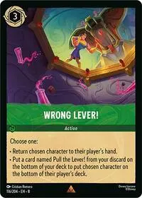 Wrong Lever! (8-116)