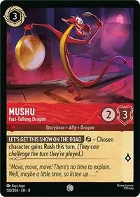 Mushu - Fast-Talking Dragon (8-130)