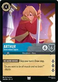 Carta Arthur - Determined Squire, 8-168