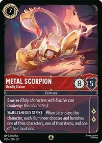 Metal Scorpion - Deadly Statue (Q2-1)