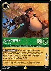 John Silver - Alien Pirate (9-89)