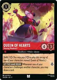 Queen of Hearts - Sensing Weakness (9-120)