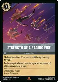 Carta Strength of a Raging Fire, 9-201
