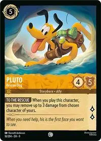 Carta Pluto - Rescue Dog, 9-16