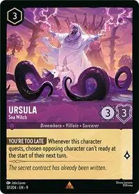 Ursula - Sea Witch (9-37)