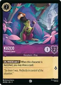 Carta Kuzco - Wanted Llama, 9-49