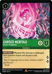 Carta Cursed Merfolk - Ursula's Handiwork, 9-71