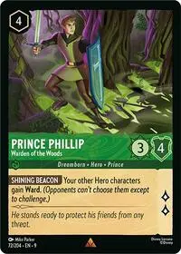 Carta Prince Phillip - Warden of the Woods, 9-72
