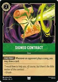 Signed Contract (9-101)