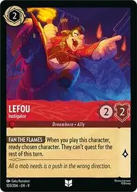Carta LeFou - Instigator, 9-103
