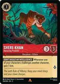 Shere Khan - Menacing Predator (9-104)