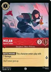 Mulan - Injured Soldier (9-125)