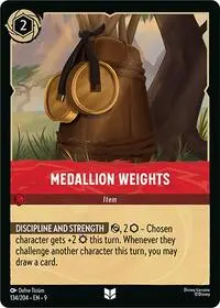 Medallion Weights (9-134)