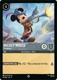 Mickey Mouse - Trumpeter (9-172)