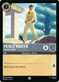 Prince Naveen - Penniless Royal (9-182)