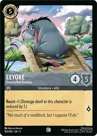 Eeyore - Overstuffed Donkey (9-183)