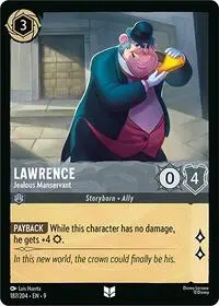 Lawrence - Jealous Manservant (9-187)