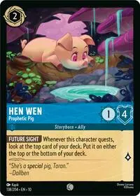 Carta Hen Wen - Prophetic Pig, 10-138