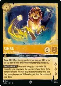 Carta Simba - King in the Making, 10-20