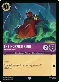 Carta The Horned King - Heartless Devil, 10-38