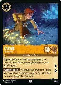 Carta Taran - Pig Keeper, 10-15