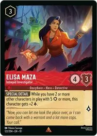 Carta Elisa Maza - Intrepid Investigator, 10-122