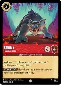 Carta Bronx - Ferocious Beast, 10-114