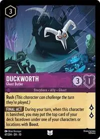 Carta Duckworth - Ghost Butler, 10-47