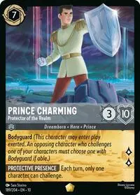 Carta Prince Charming - Protector of the Realm, 10-189