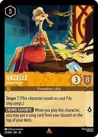 Carta Gazelle - Ballad Singer, 10-25