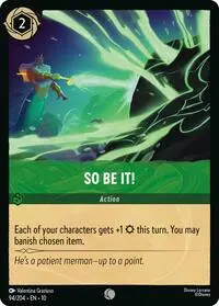 Carta So Be It!, 10-94