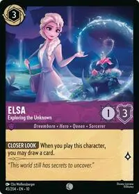 Carta Elsa - Exploring the Unknown, 10-45