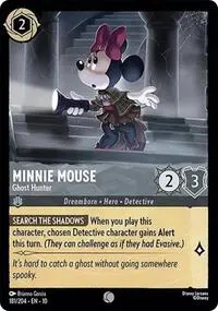 Carta Minnie Mouse - Ghost Hunter, 10-181