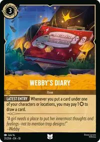 Carta Webby's Diary, 10-31