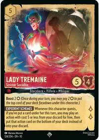 Carta Lady Tremaine - Sinister Socialite, 10-124
