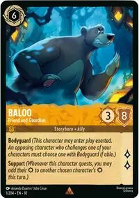 Carta Baloo - Friend and Guardian, 10-1