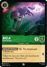 Carta Akela - Forest Runner, 10-90