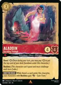 Carta Aladdin - Barreling Through, 10-123