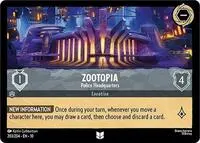 Carta Zootopia - Police Headquarters, 10-203
