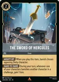 Carta The Sword of Hercules, 10-200