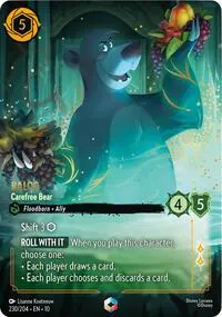 Carta Baloo - Carefree Bear, 10-230