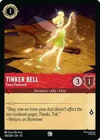 Carta Tinker Bell - Fancy Footwork, 10-106