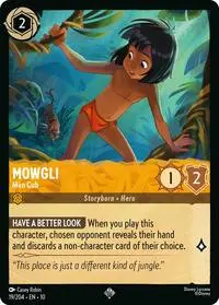 Carta Mowgli - Man Cub, 10-19