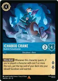 Carta Ichabod Crane - Bookish Schoolmaster, 10-148